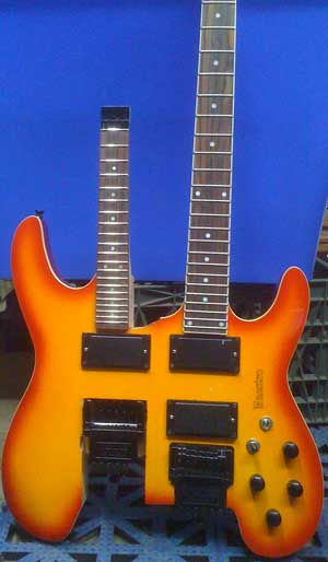 Double neck mandolin guitar deals